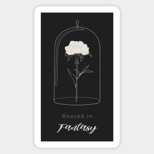 Fantasy Aesthetic Flower in Dome Sticker